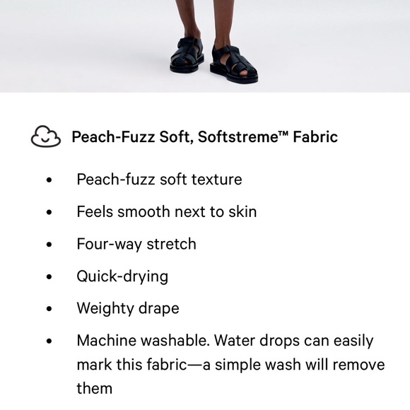 Lululemon Softstreme High Rise Midi Skirt, charcoal (black), size 10 - Picture 7 of 9